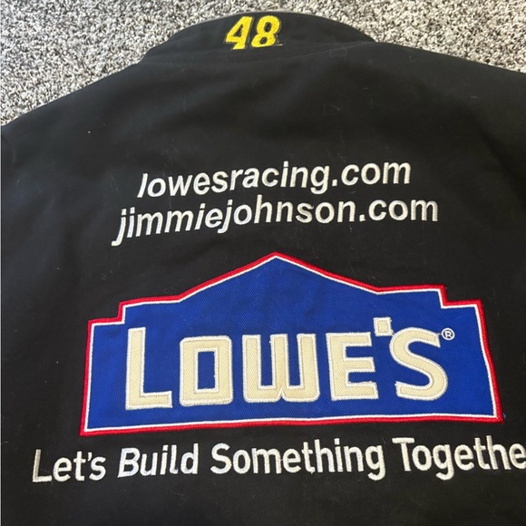 Jimmie Johnson Lowe's Black Racing Jacket size 2x - Picture 13 of 16